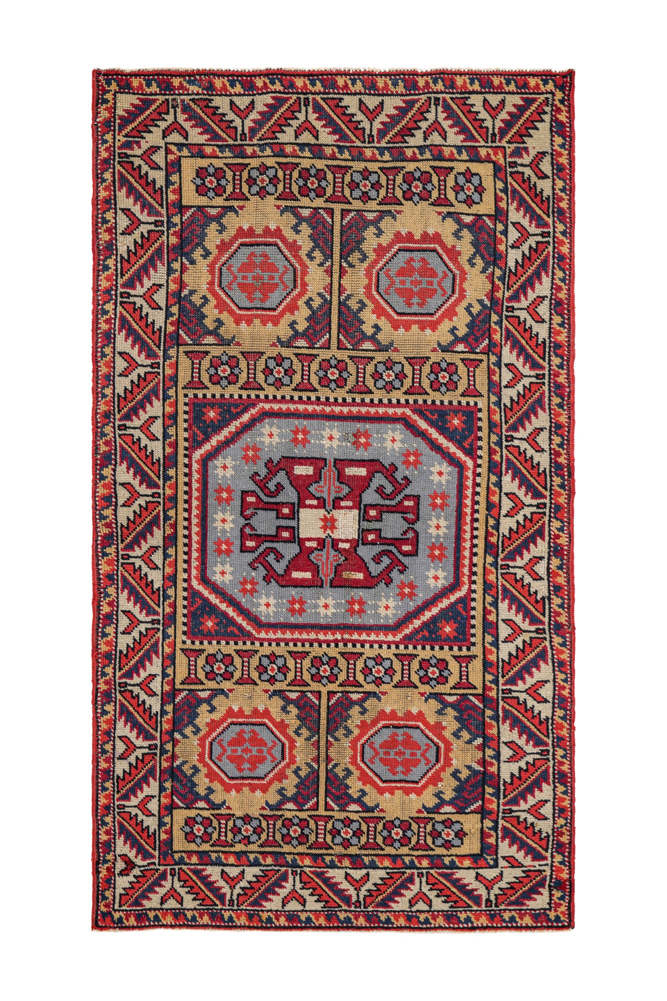 VINTAGE TURKISH SHIRVAN RUG 6' x 3'5"