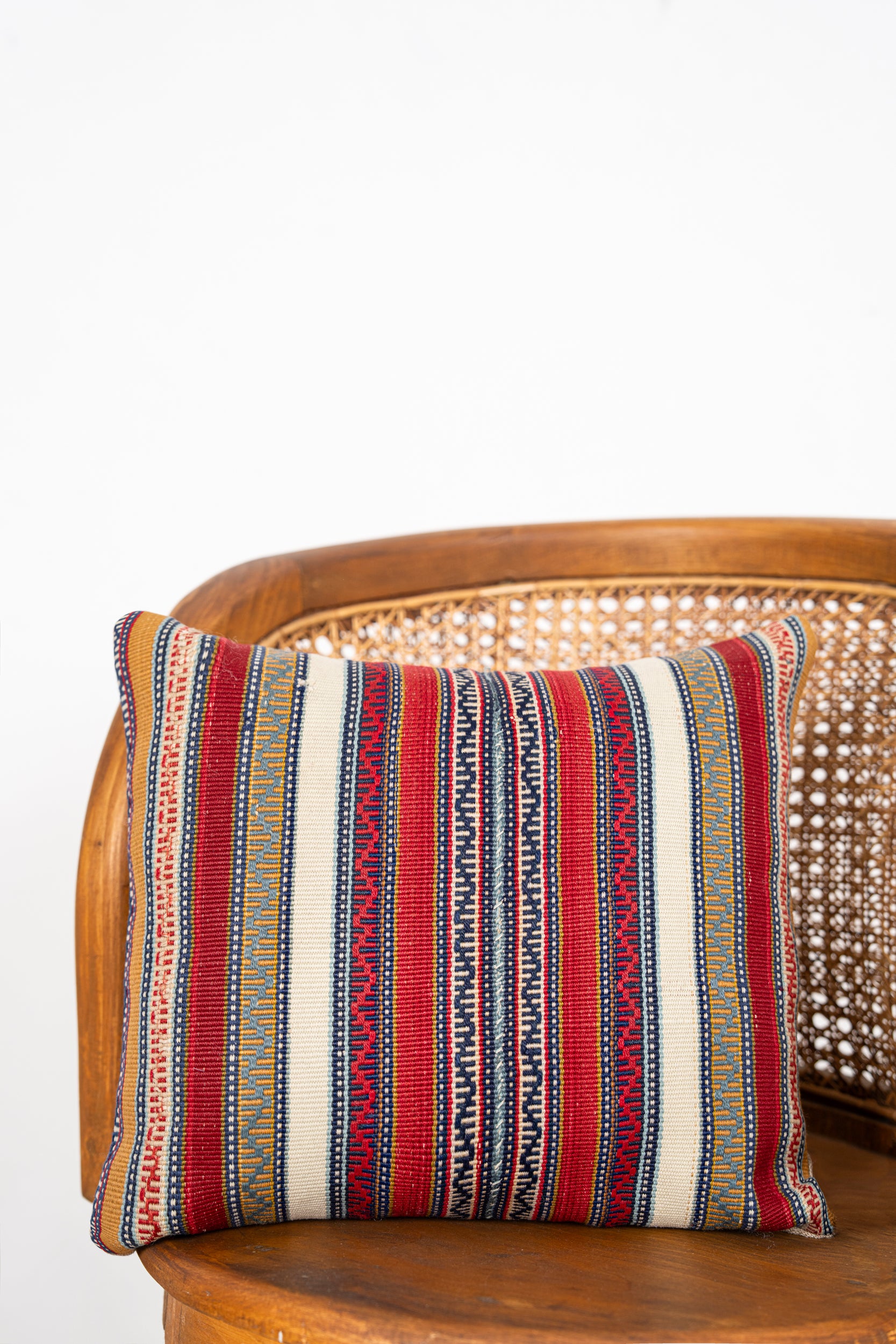 Vintage Caucasian Jajim Cushion 1'4'' x 1'2''