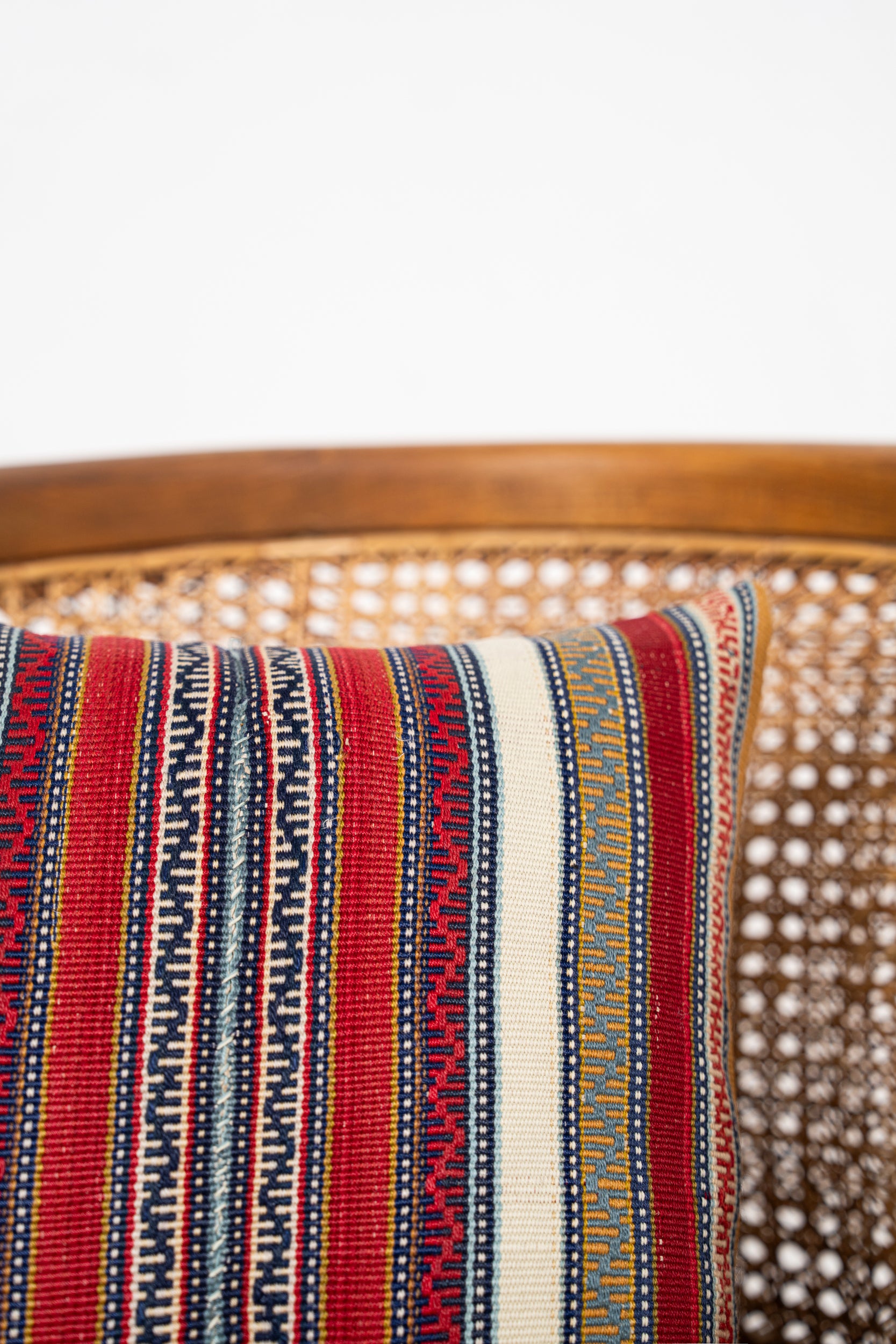 Vintage Caucasian Jajim Cushion 1'4'' x 1'2''