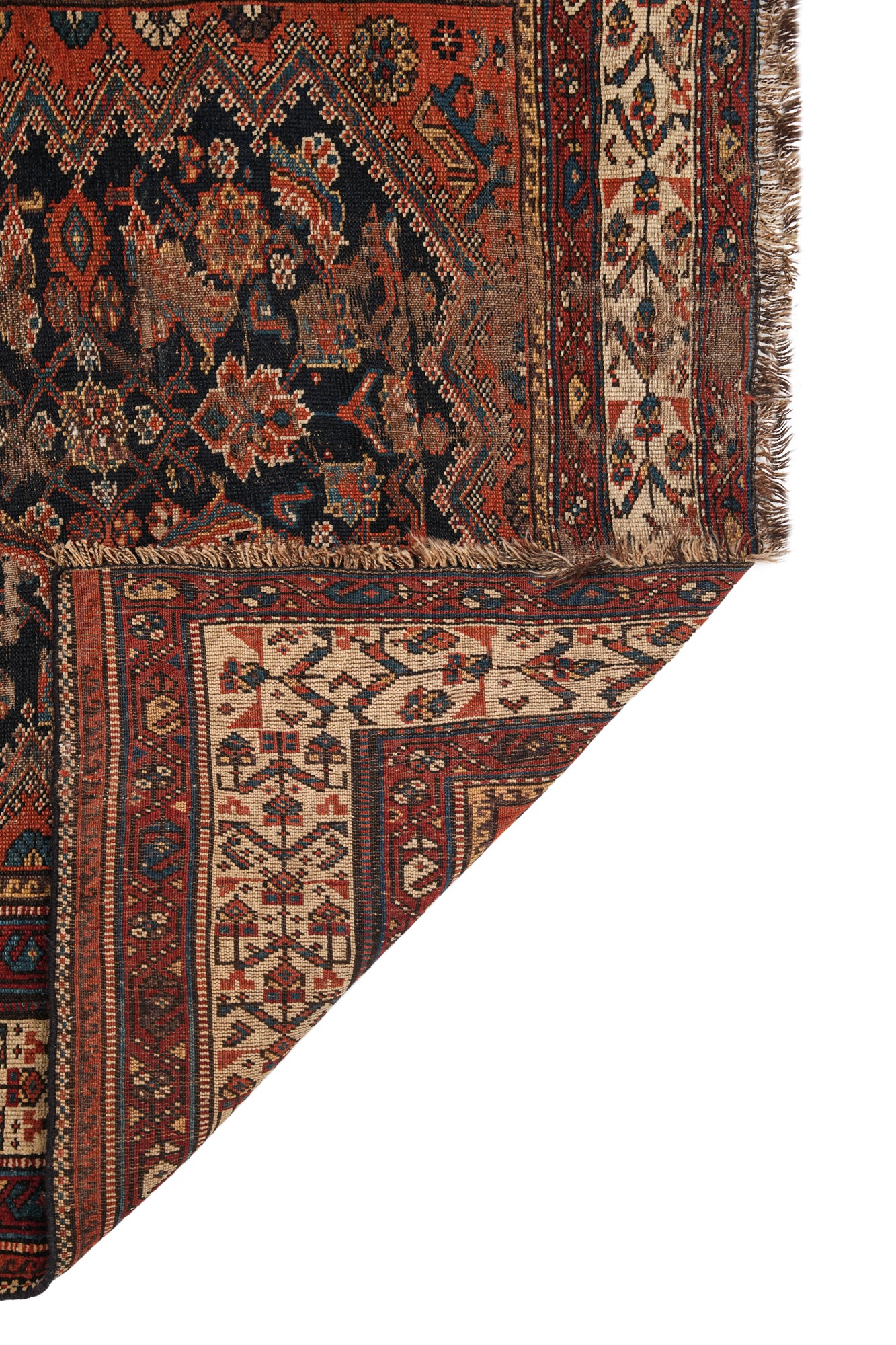 Antique Kurdish Rug 9'10" x 5'2"