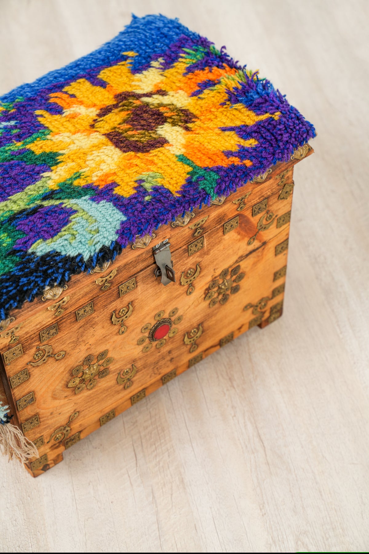 Vintage Scandinavian Rya Rug 2'2" x 1'2"