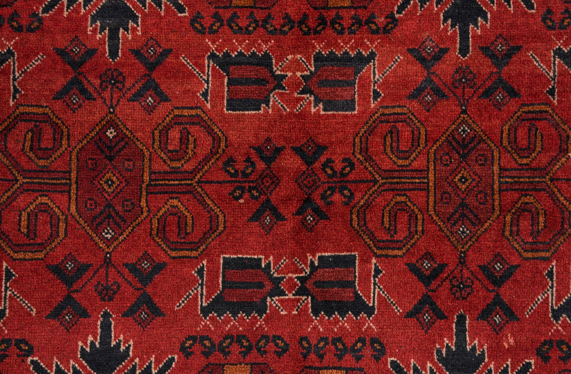 Vintage Turkmen Rug 6'4" x 4'10"
