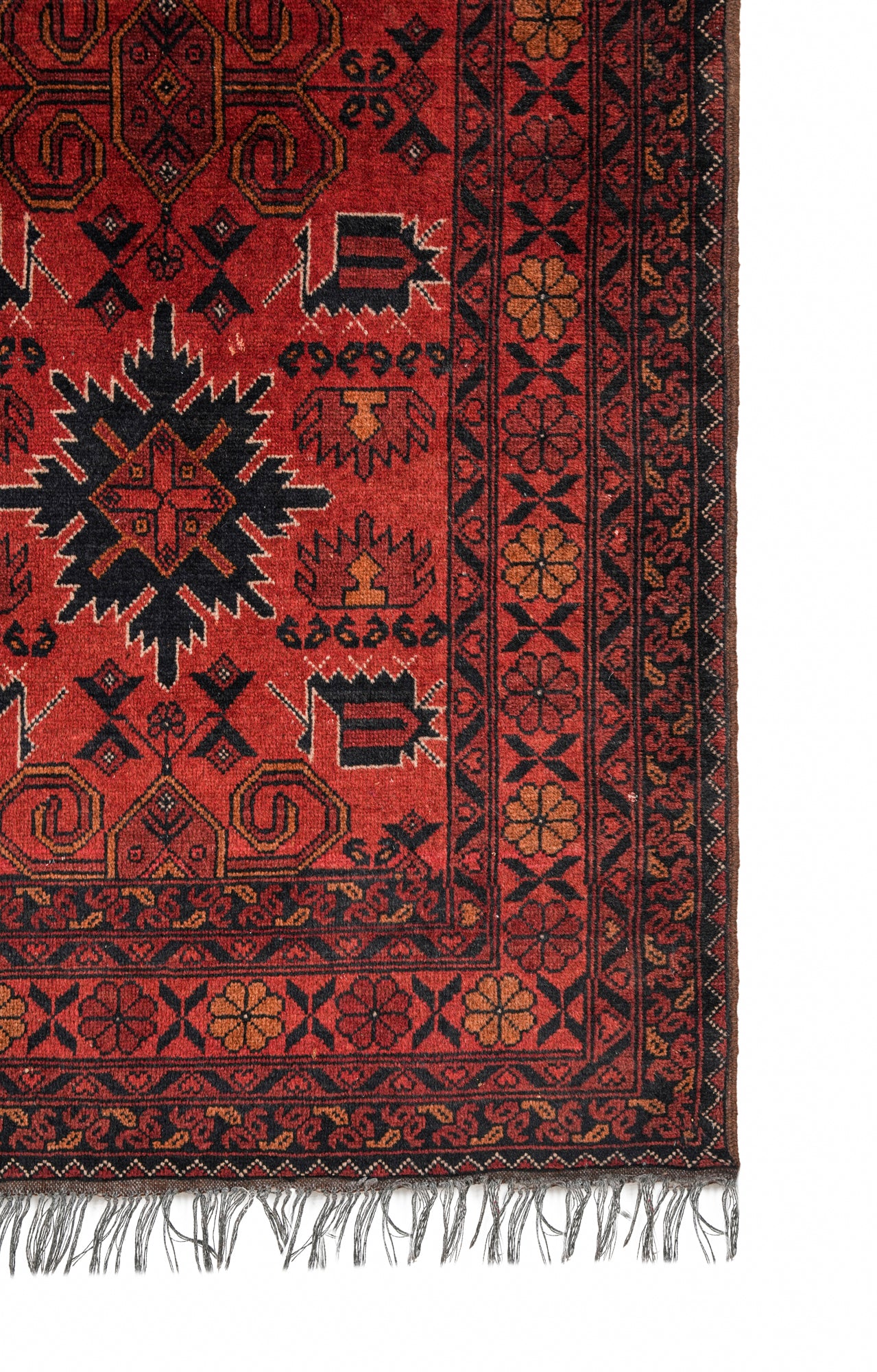 Vintage Turkmen Rug 6'4" x 4'10"