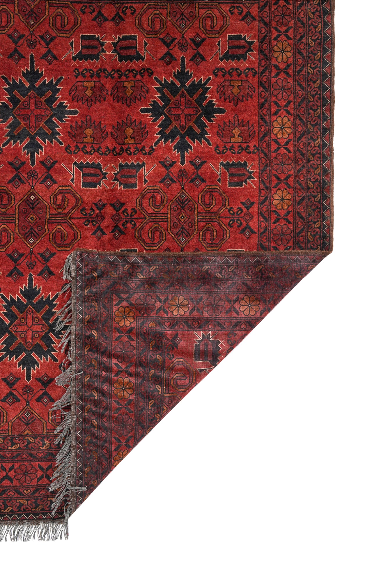 Vintage Turkmen Rug 6'4" x 4'10"