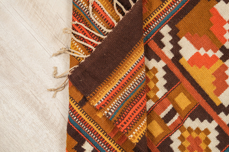 Vintage Scandinavian Textile 5'5" x 2'6"