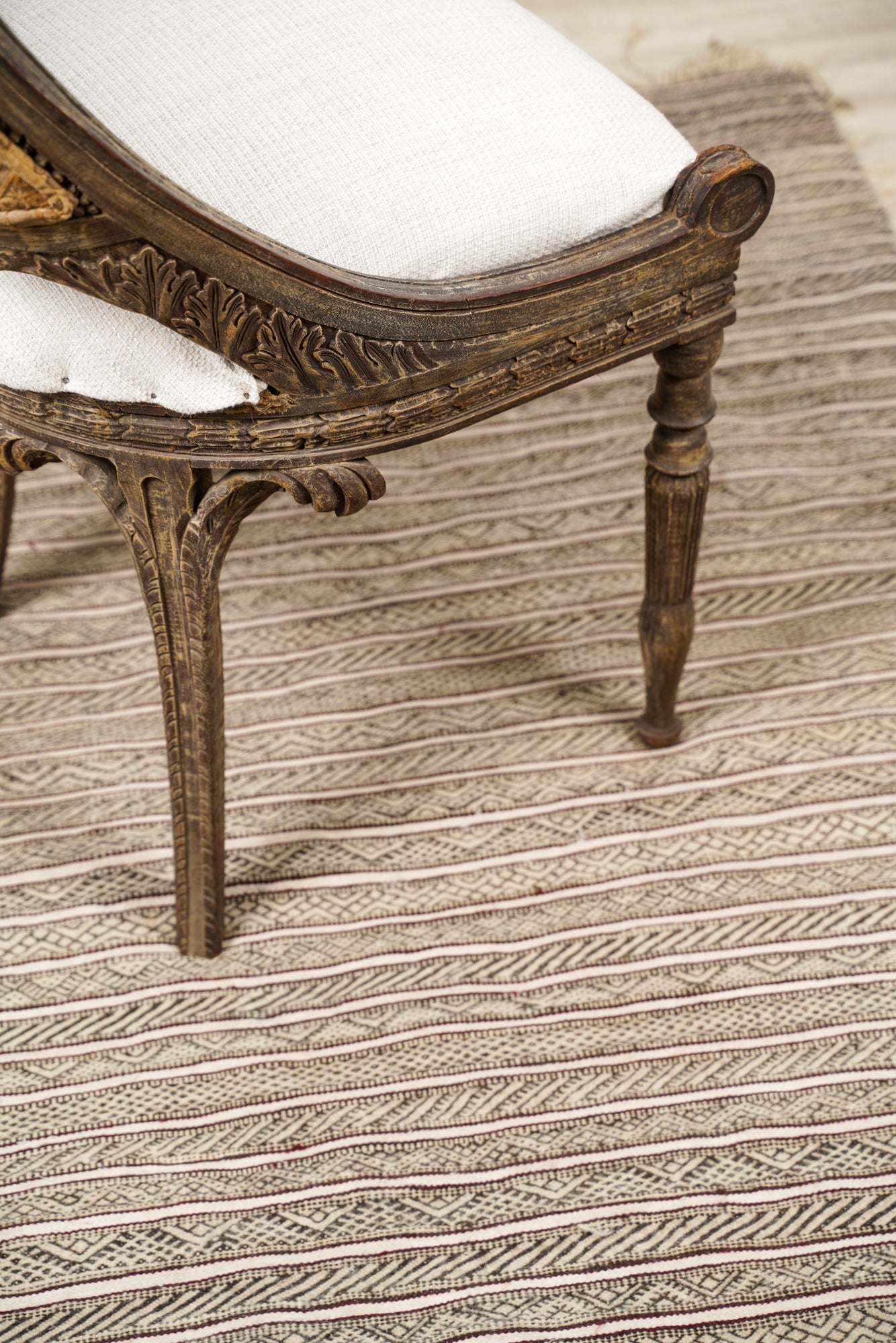 Vintage Moroccan Berber Kilim 6'2" x 3'4"