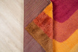 Vintage Retro Scandinavian Rug 7'1" X 5'5"