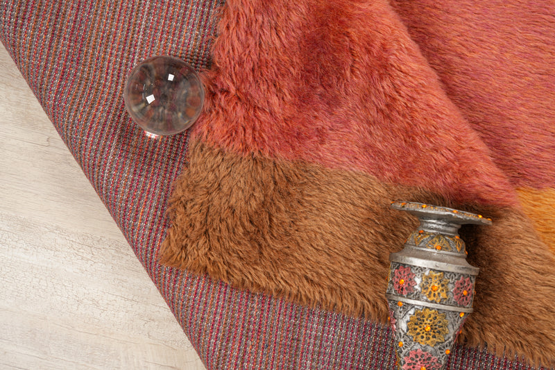 Vintage Retro Scandinavian Rug 7'1" X 5'5"