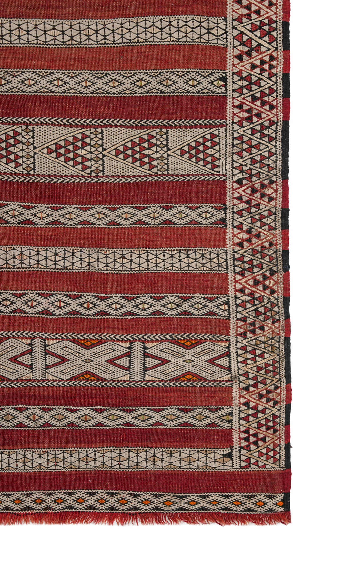 Vintage Moroccan Zemour Kilim 4'4" x 3'