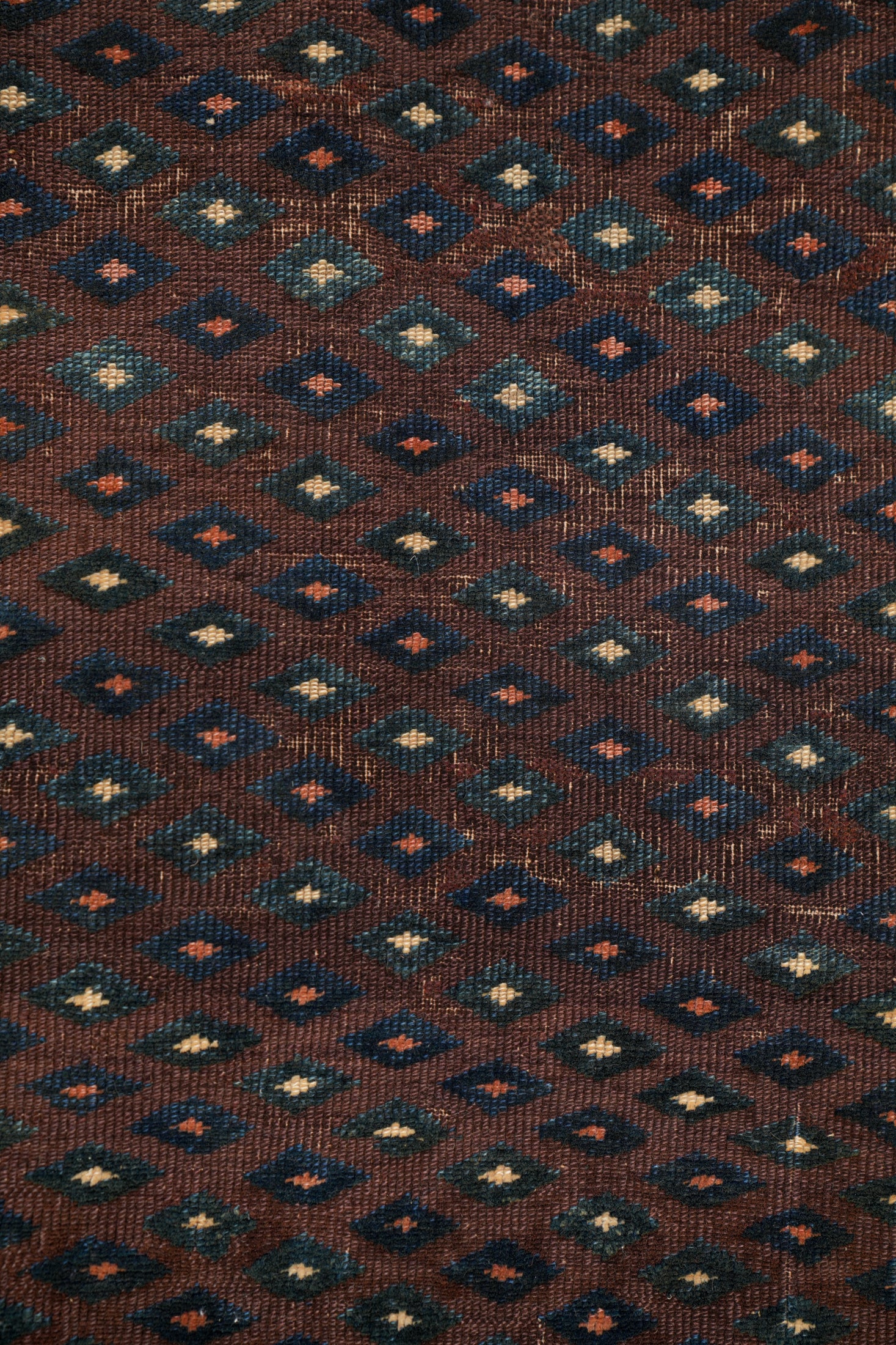 Antique Turkmen Yomud Rug 4' x 2'8"