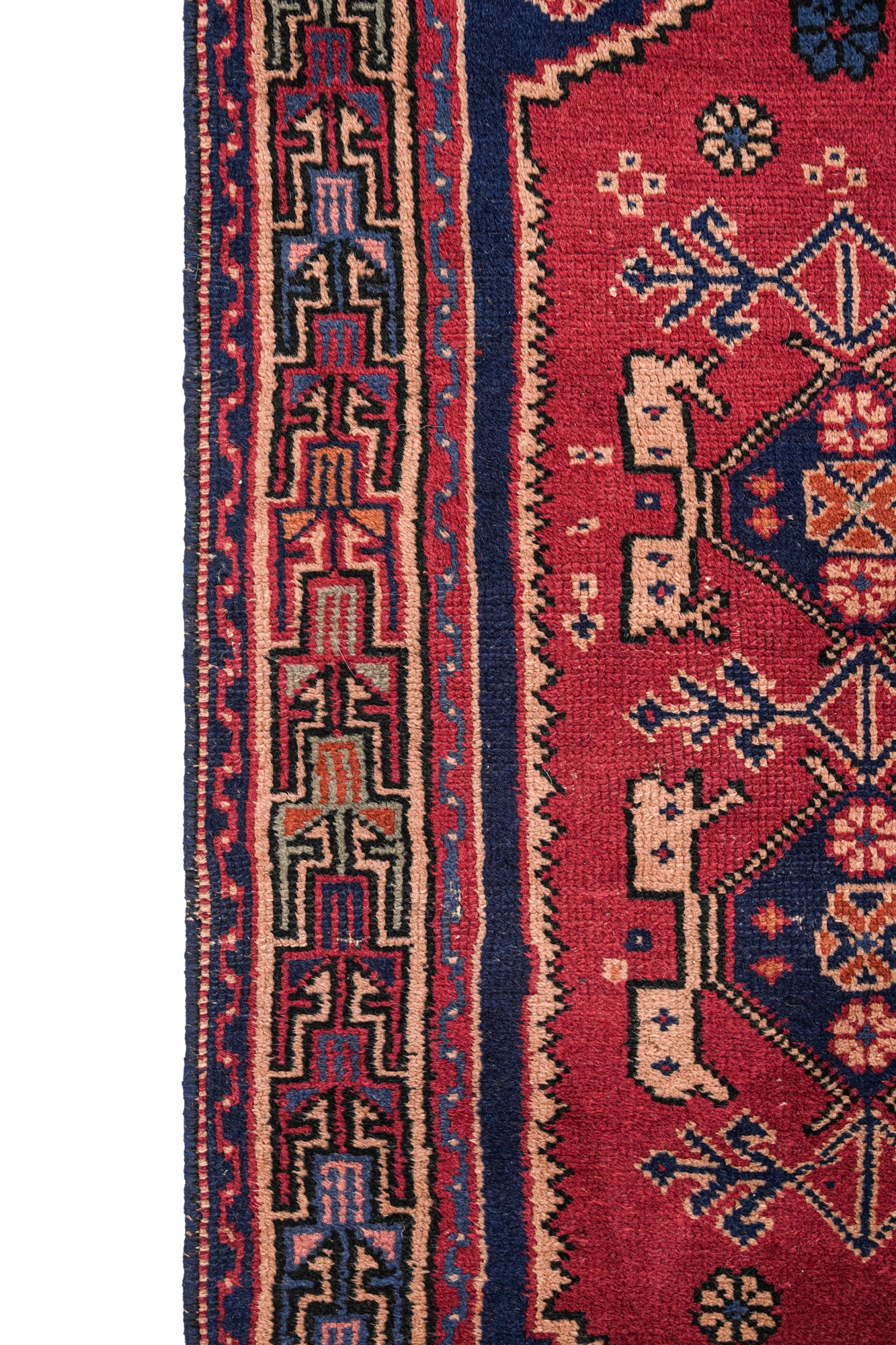 Vintage Turkish Milas Rug 3'6" x 2'1"
