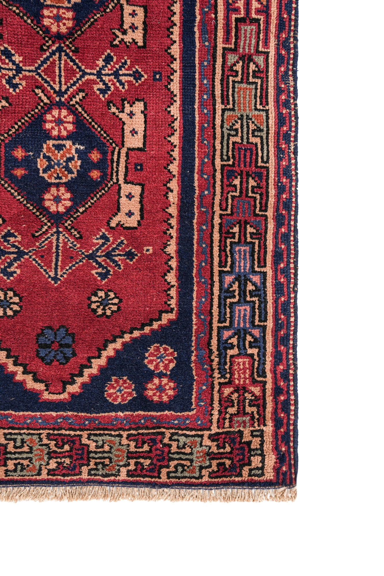 Vintage Turkish Milas Rug 3'6" x 2'1"