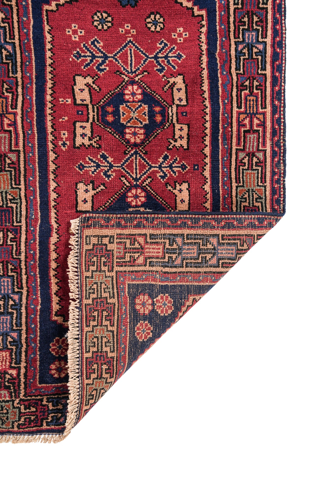 Vintage Turkish Milas Rug 3'6" x 2'1"