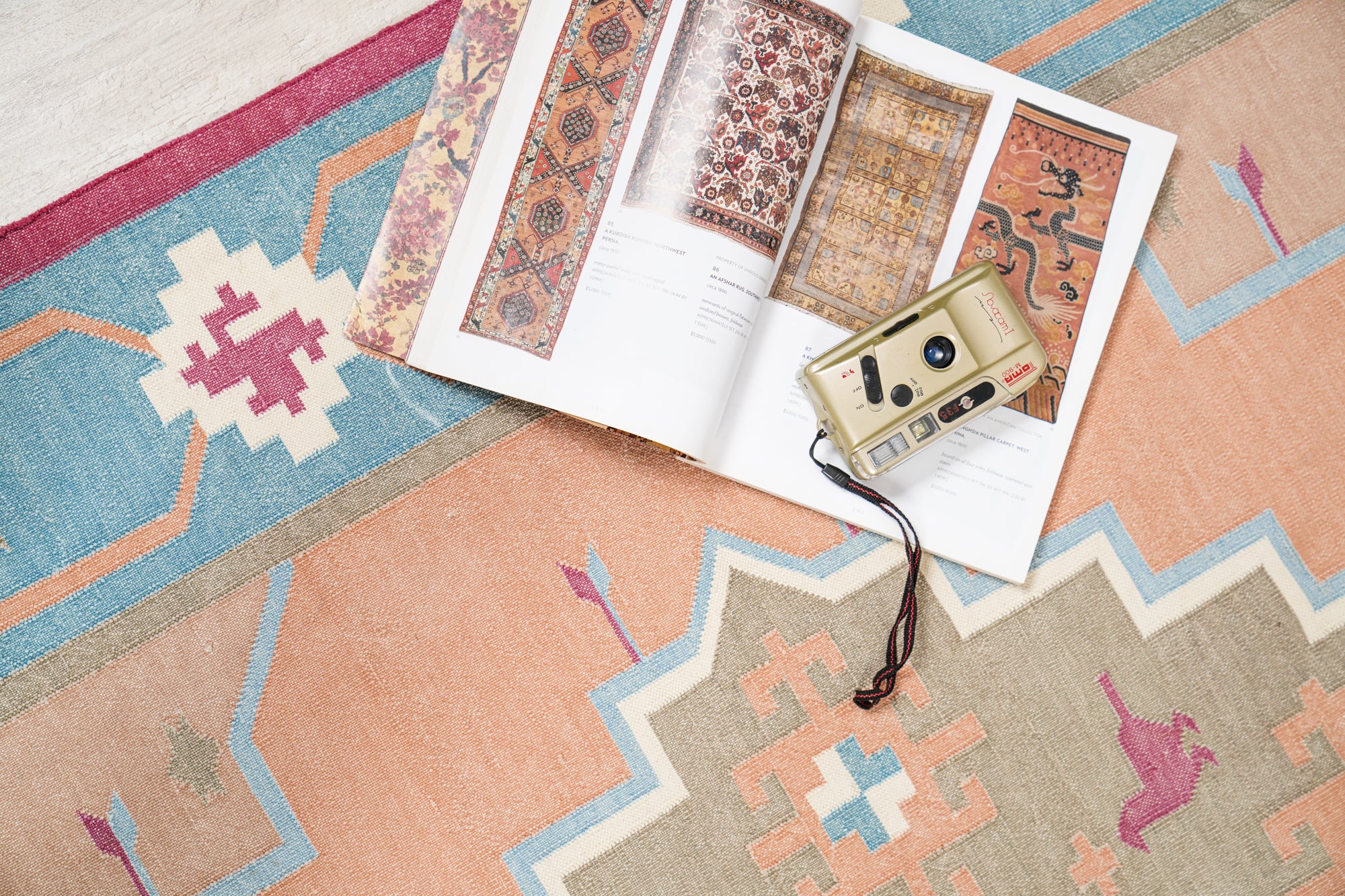 Vintage Indian Dhurrie Kilim 6'3" x 4'4"