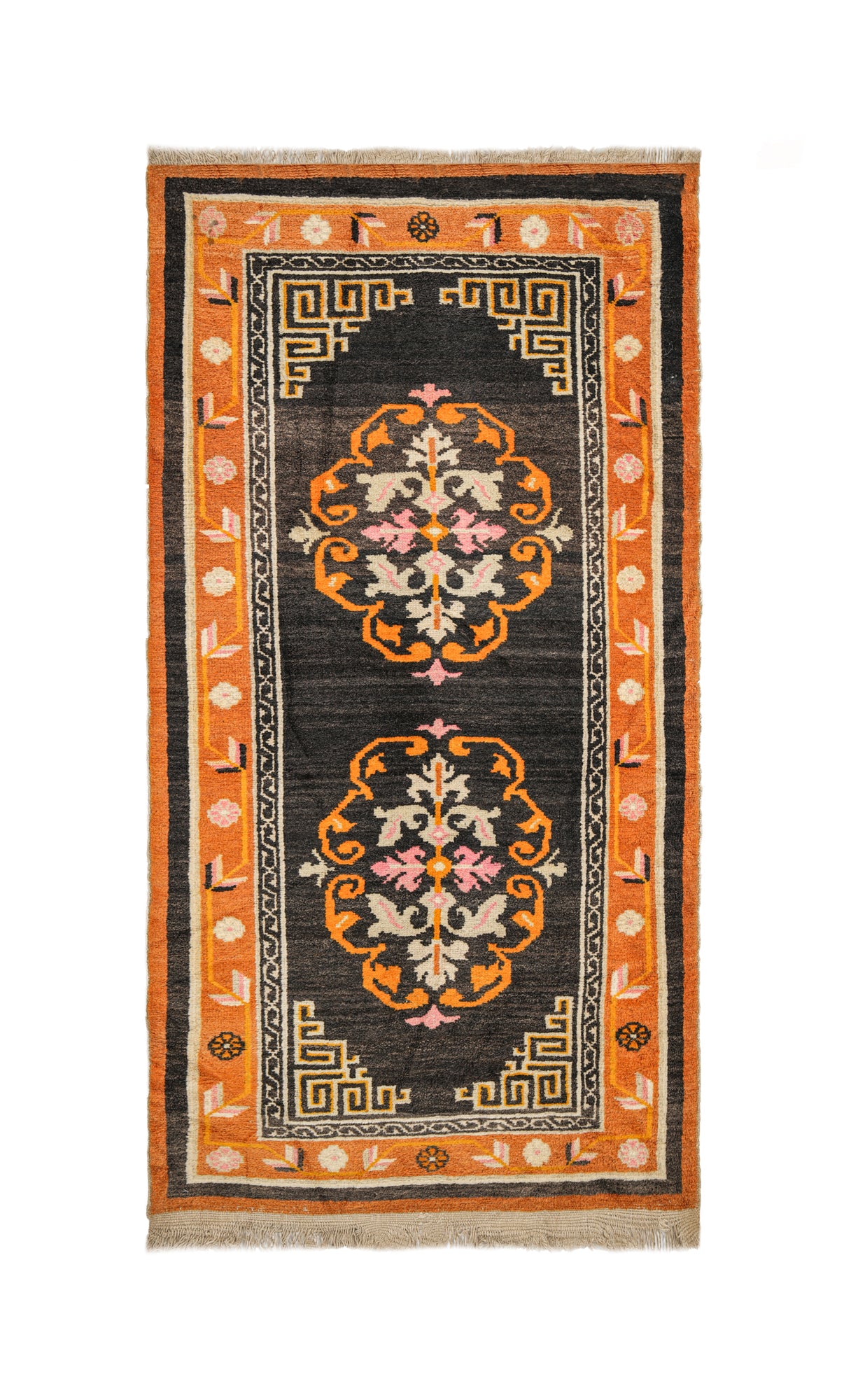 Vintage Tibetan Rug 5'2" x 2'9"