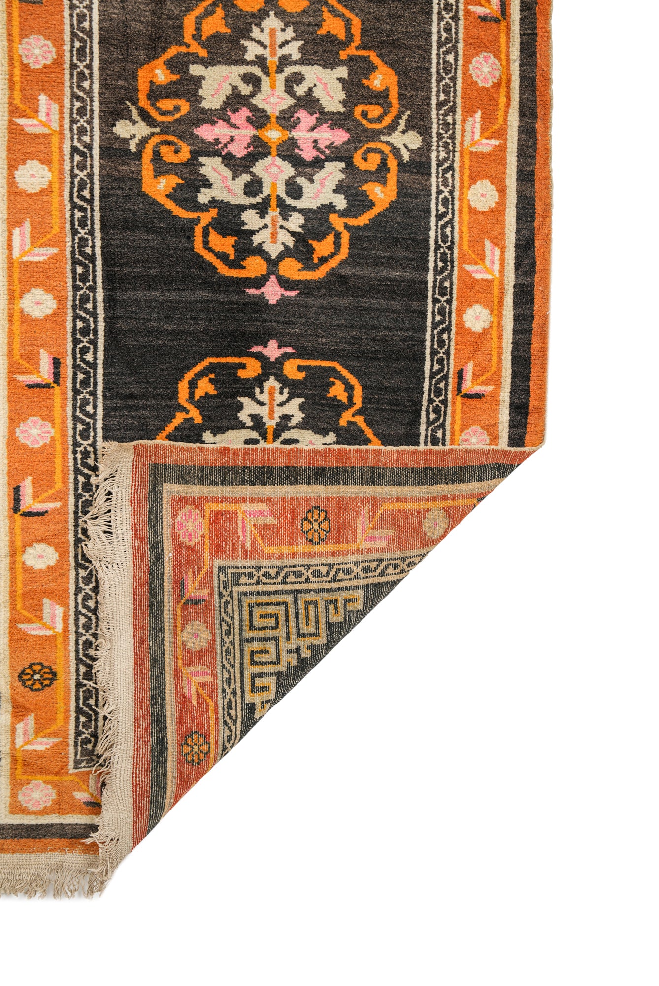 Vintage Tibetan Rug 5'2" x 2'9"
