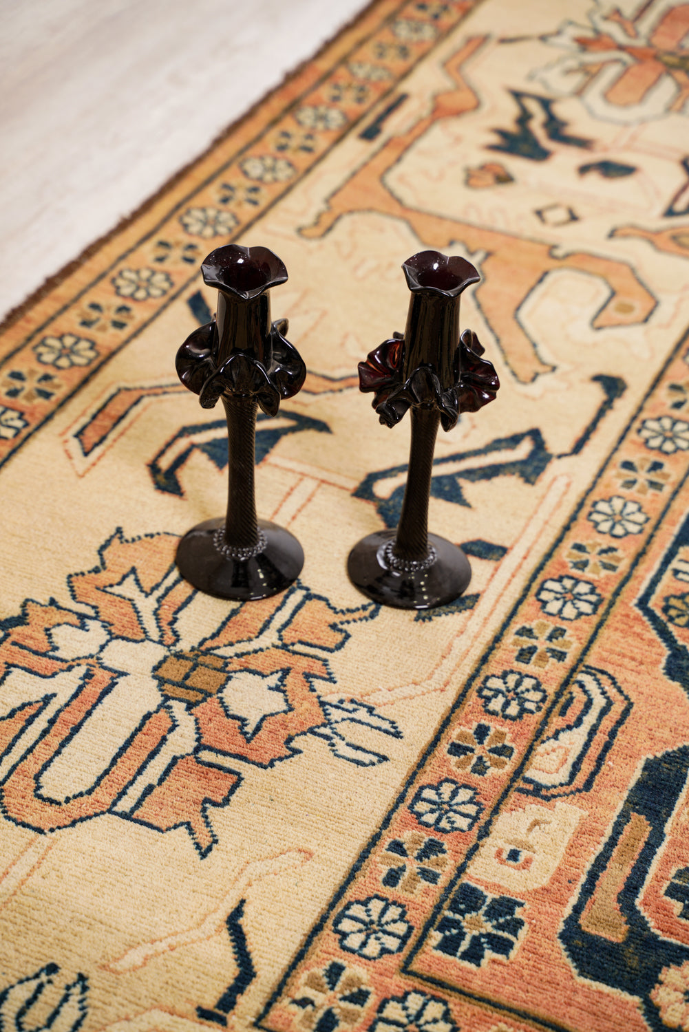 Modern Afghan Boteh Rug 10'10" x 9'2"