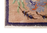 Vintage Turkish Table Rug 1'3" x 1'2"