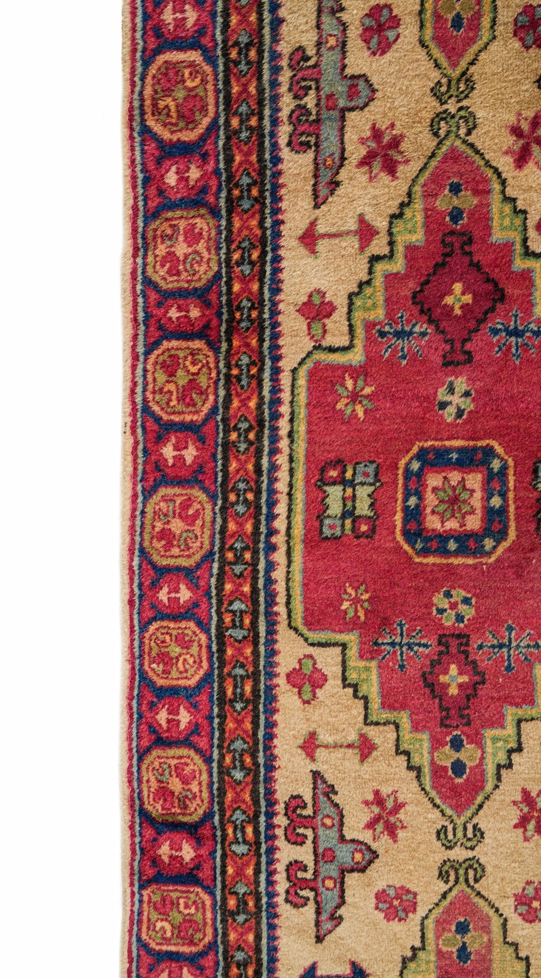 Vintage Khotan Runner Rug 9'8" x 2'3"