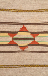 Vintage Scandinavian Table Runner Textile 4'8" x 1'5"