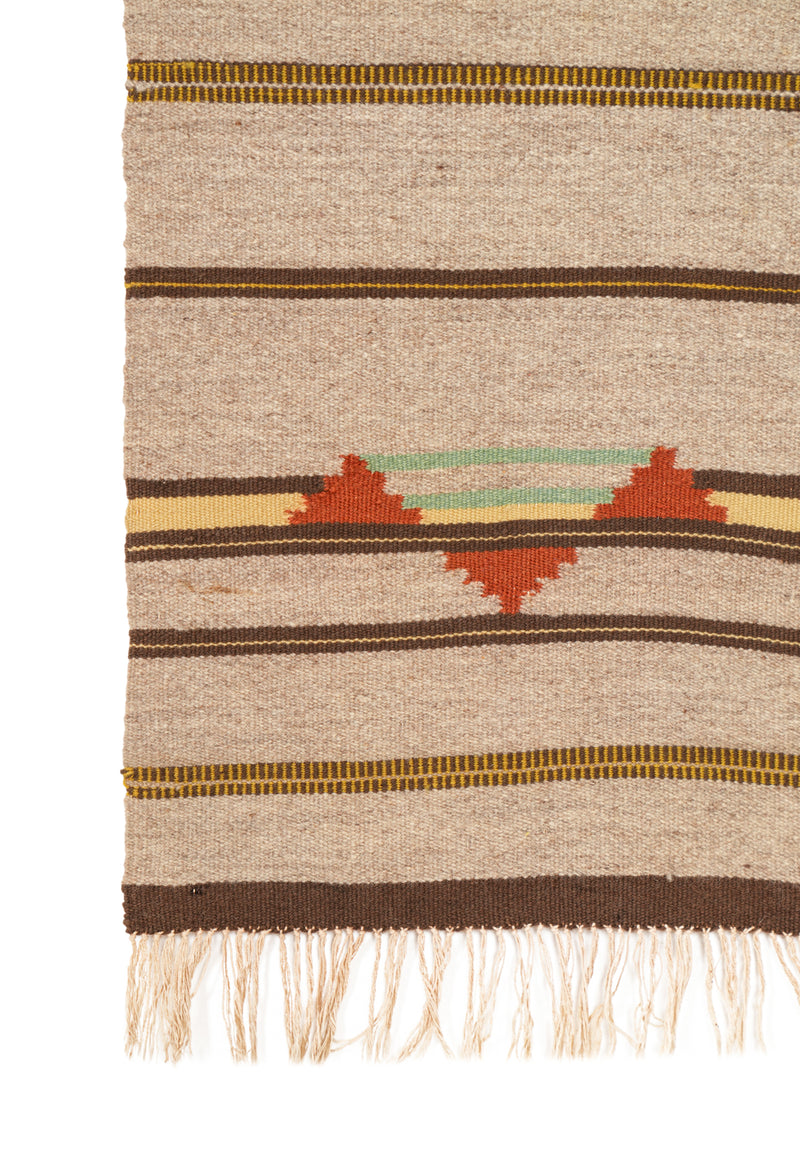 Vintage Scandinavian Table Runner Textile 4'8" x 1'5"