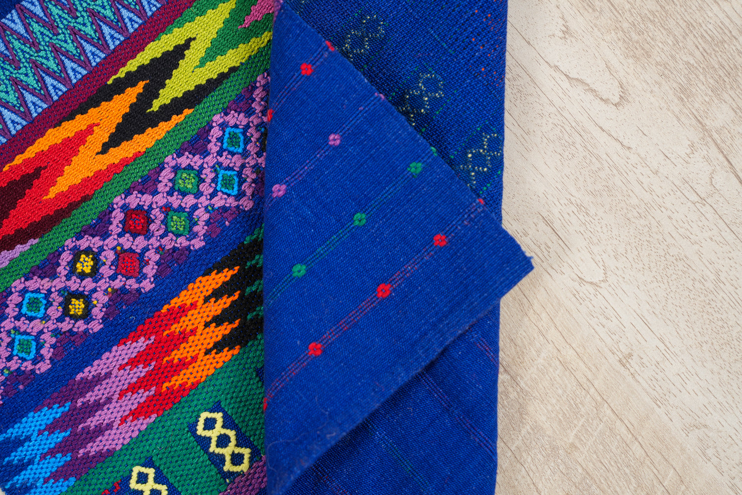 Vintage Guatemalan Bird Textile 3'10" x 1'3" (Quetzal)