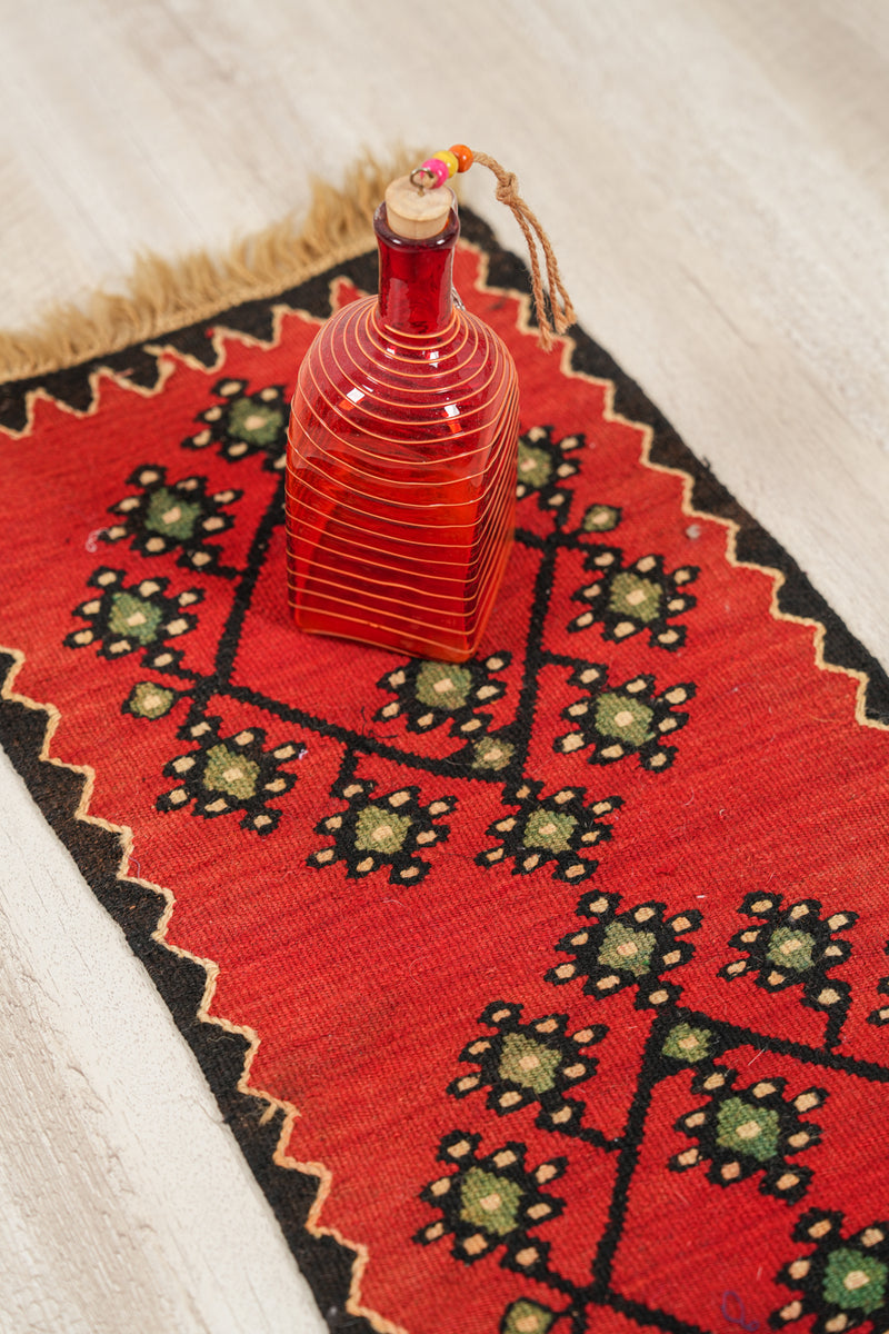Vintage Turkish Sarkoy Kilim 2'3" x 1'