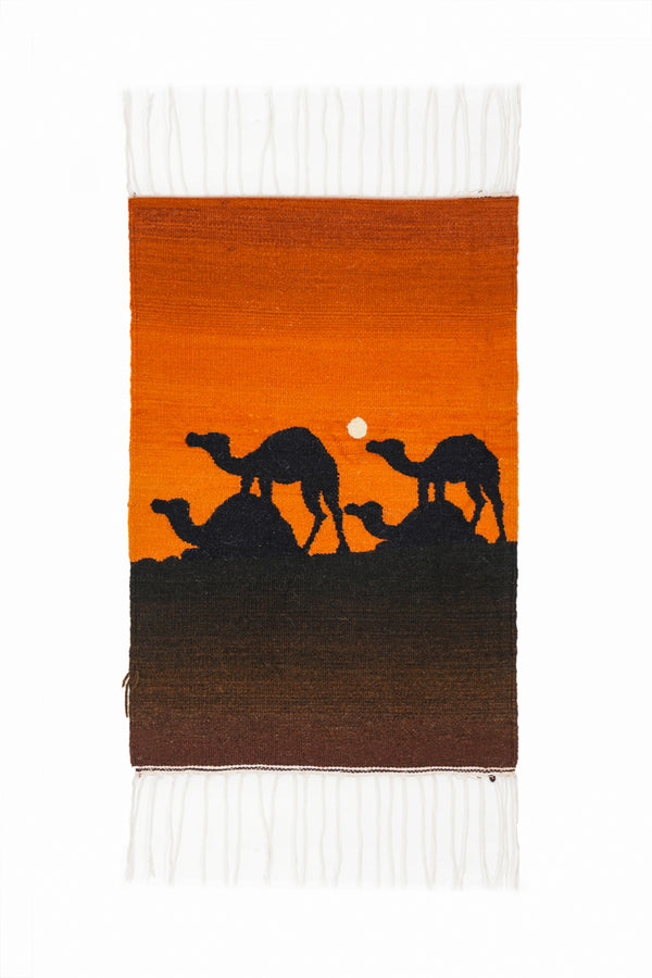 Vintage Egyptian Tapestry 2'4" x 1'7"