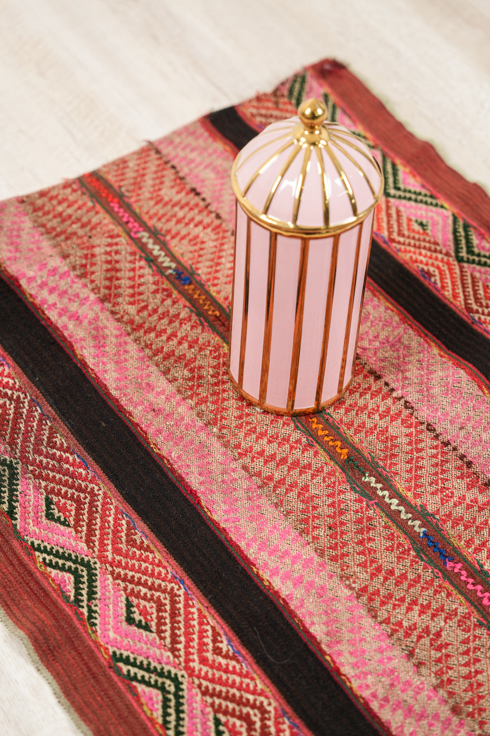 Vintage Peruvian Aguayo Textile 2'1" x 2'