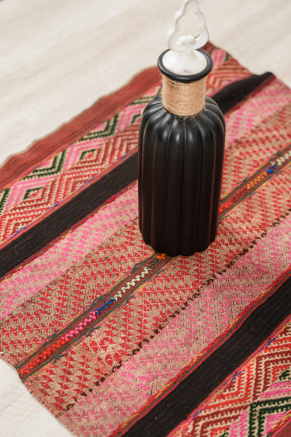 Vintage Peruvian Aguayo Textile 2'1" x 2'