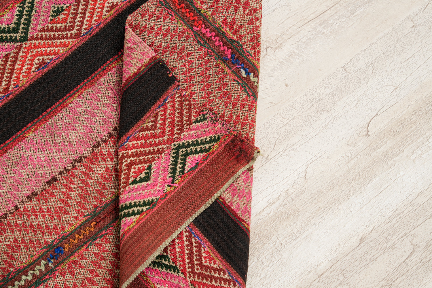 Vintage Peruvian Aguayo Textile 2'1" x 2'