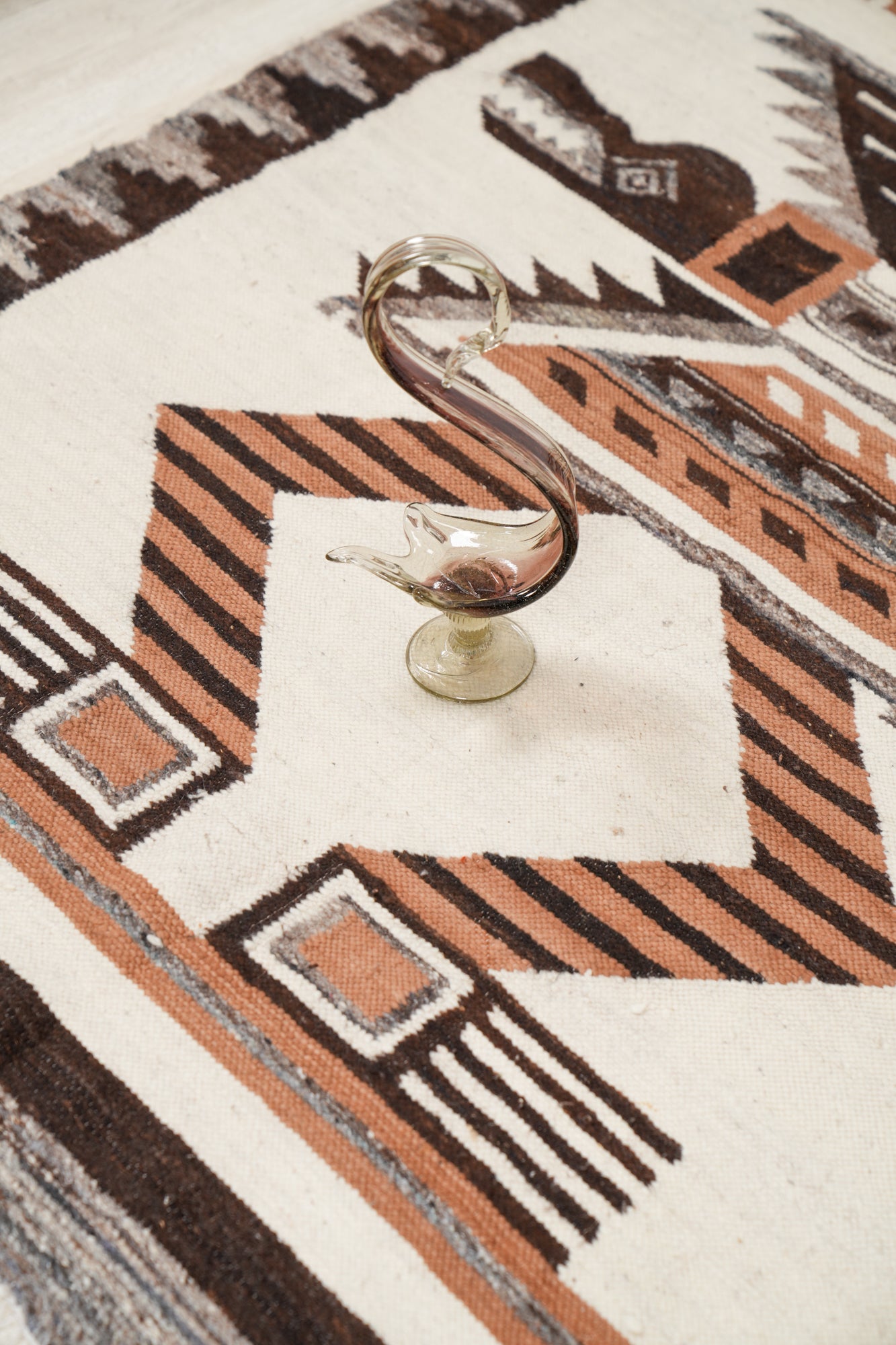 Vintage Aztec Mayan Tapestry 5'8" x 4'1"