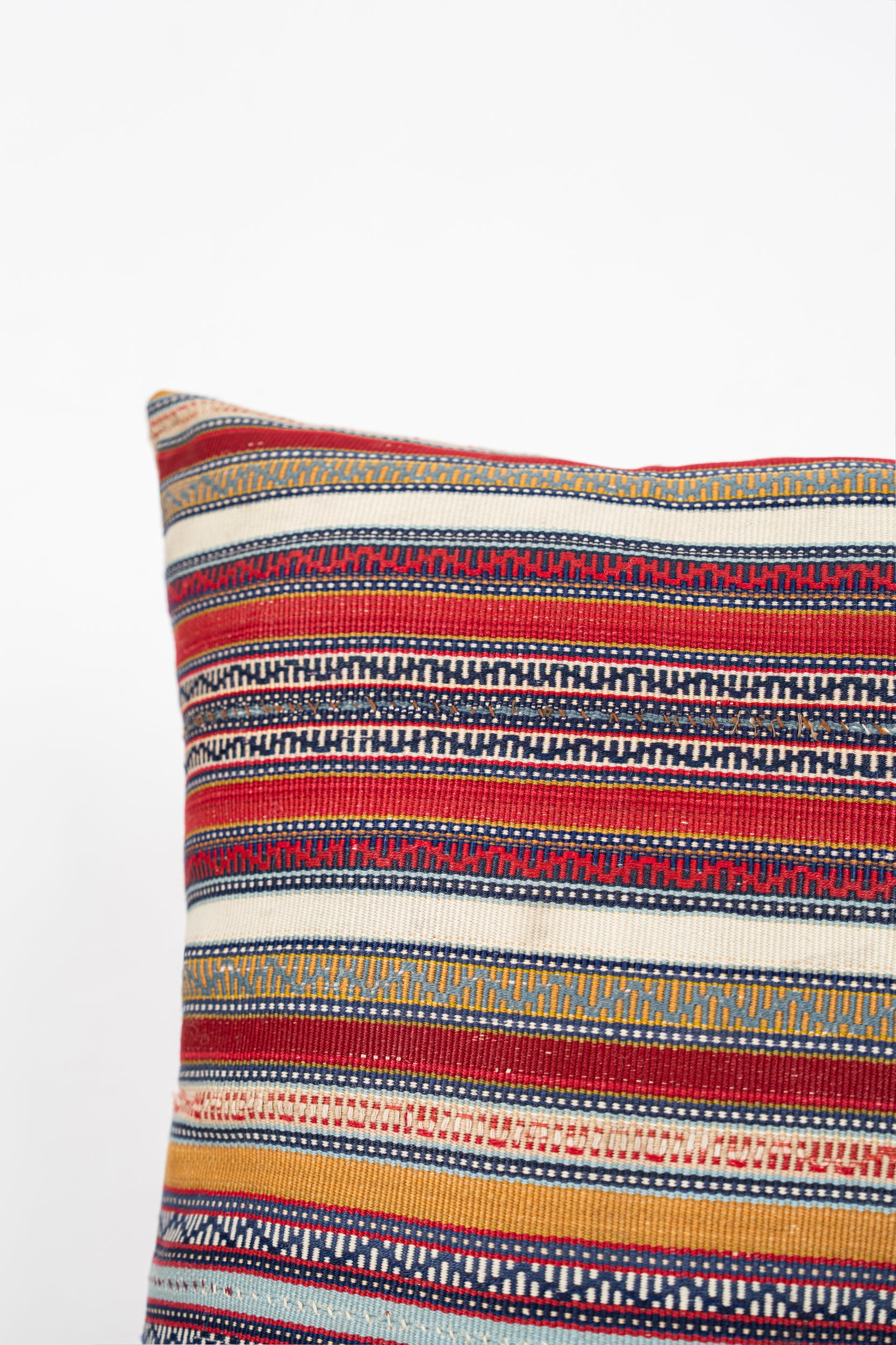 Vintage Caucasian Jajim Cushion 2' x 2'