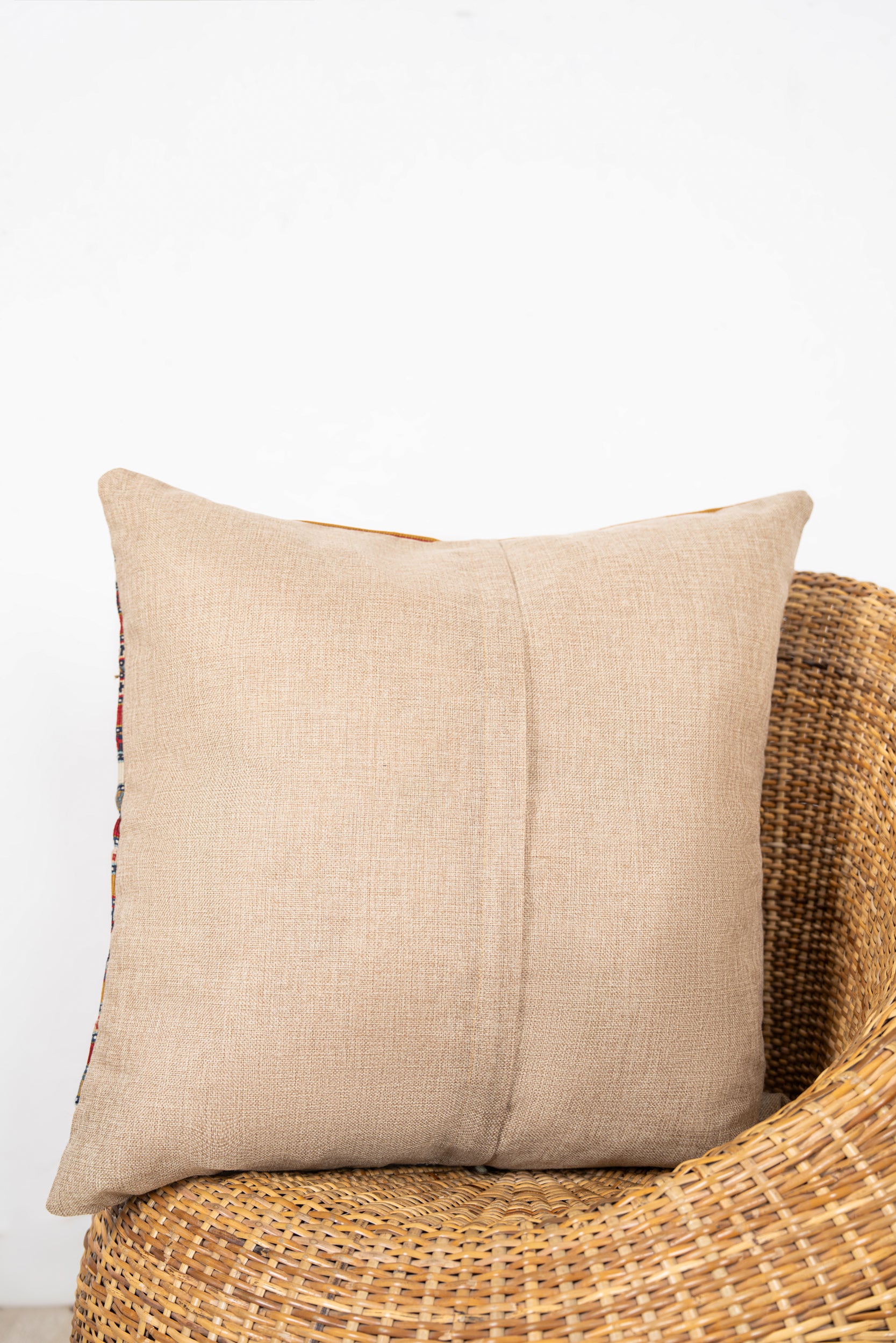 Vintage Caucasian Jajim Cushion 2' x 2'