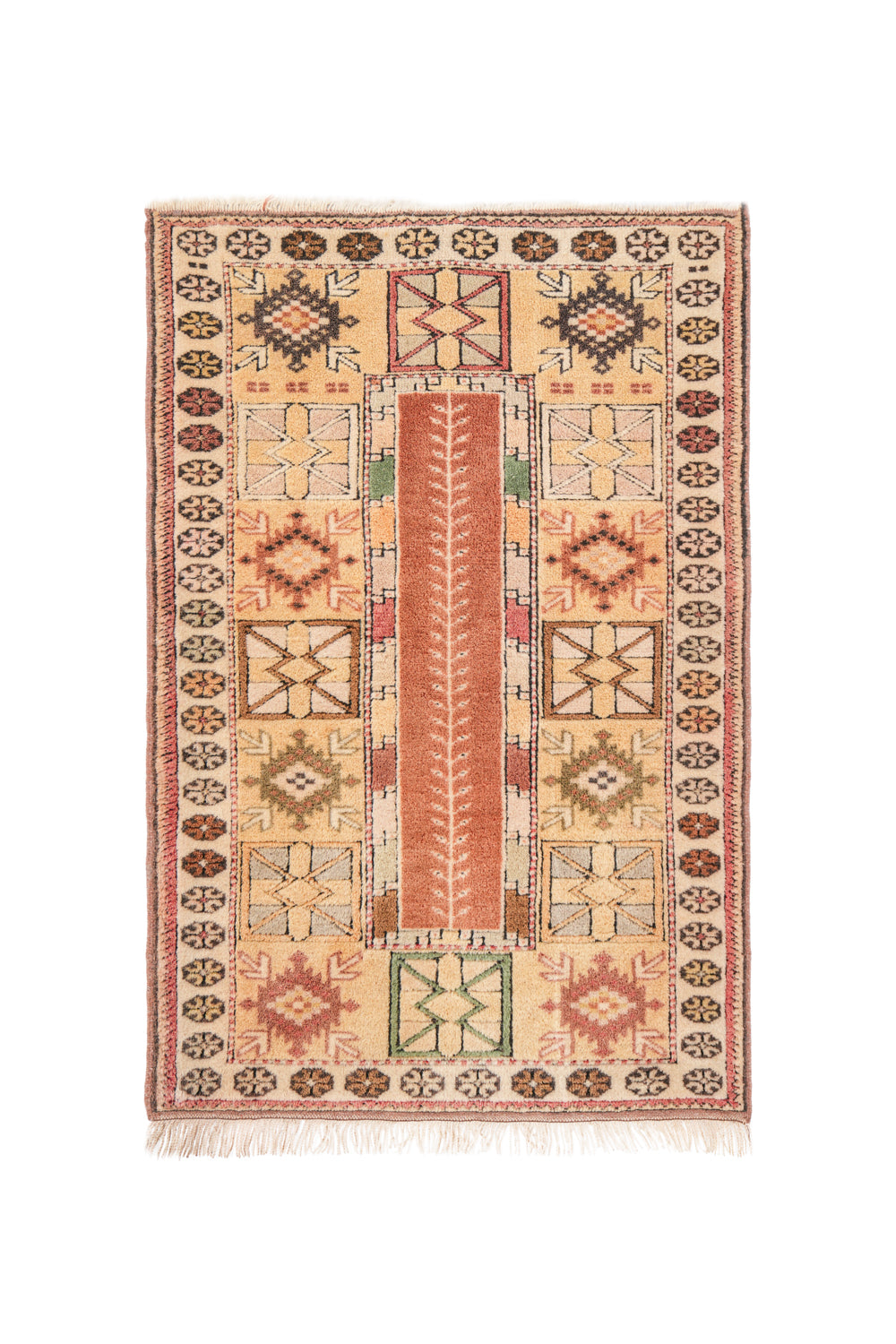 Vintage Turkish Melas Rug 4'5" x 3'