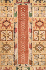 Vintage Turkish Melas Rug 4'5" x 3'