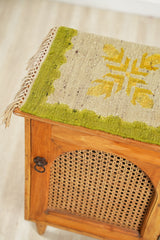 Vintage Polish Table Kilim 1'3" x 1'4"