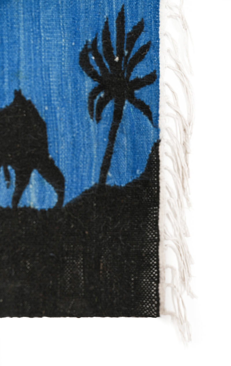 Vintage Egyptian Tapestry 2'6" x 1'3"