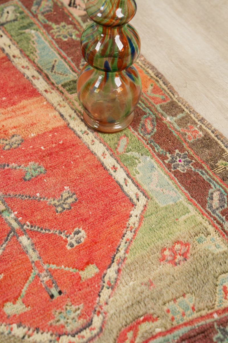 Antique Anatolian Konya Rug 3'9" X 3'