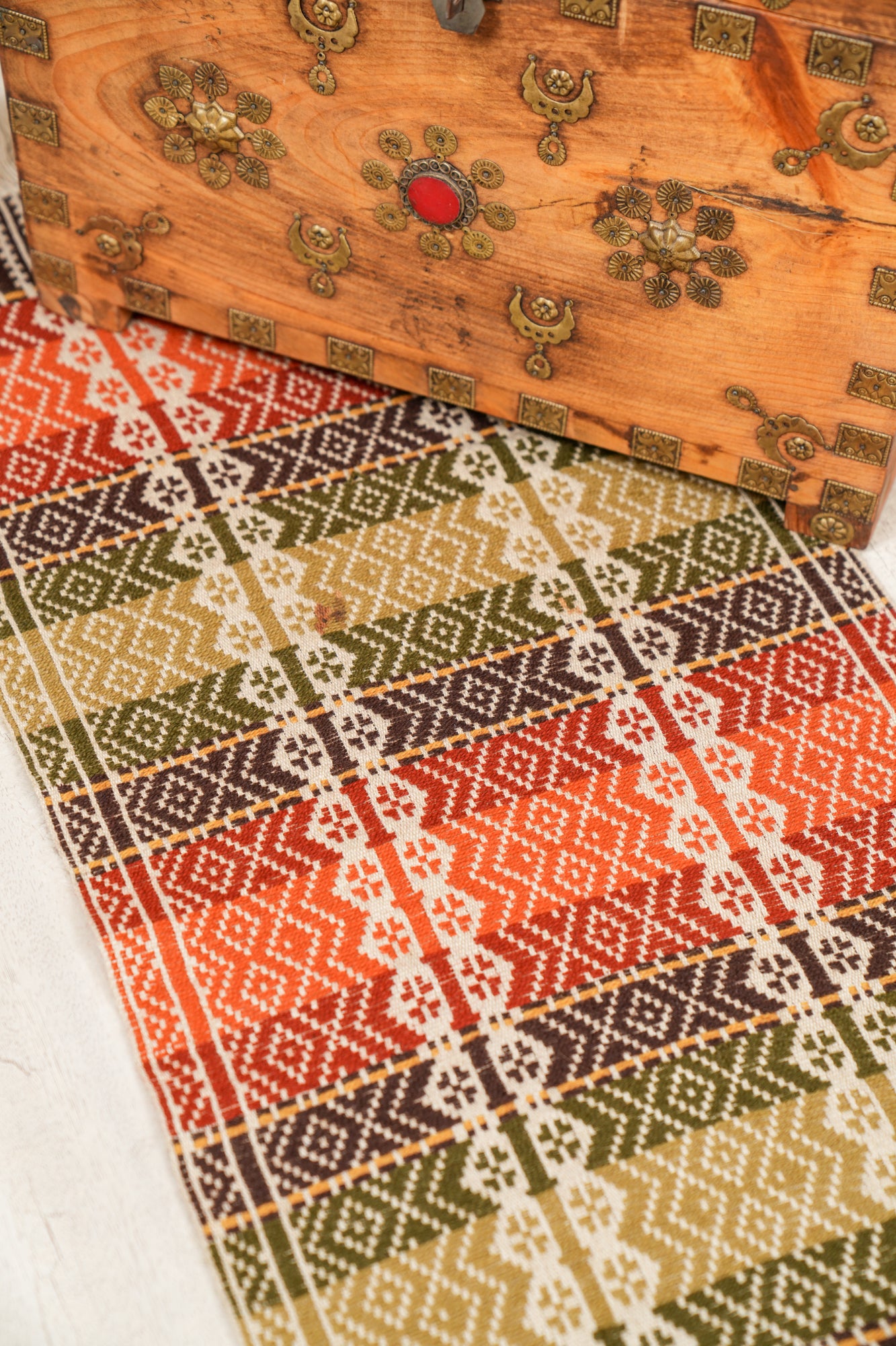 Vintage Scandinavian Skillbragd Textile 3'2" x 1'3"