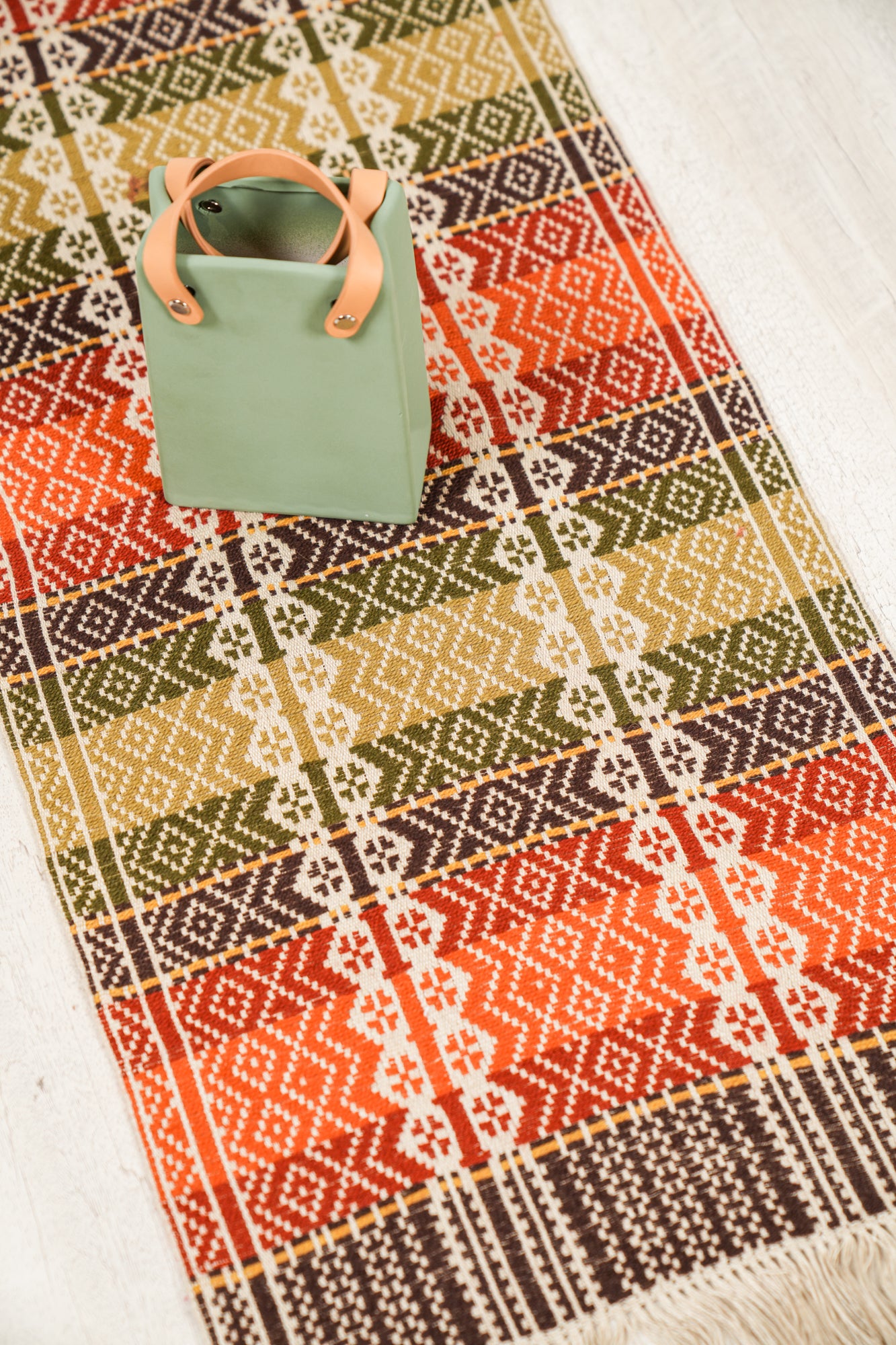 Vintage Scandinavian Skillbragd Textile 3'2" x 1'3"