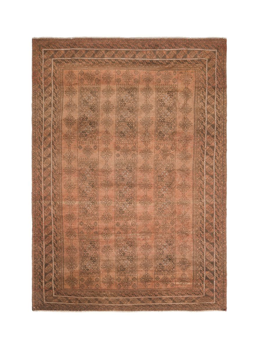 Vintage Turkmen Rug 10' x 7'