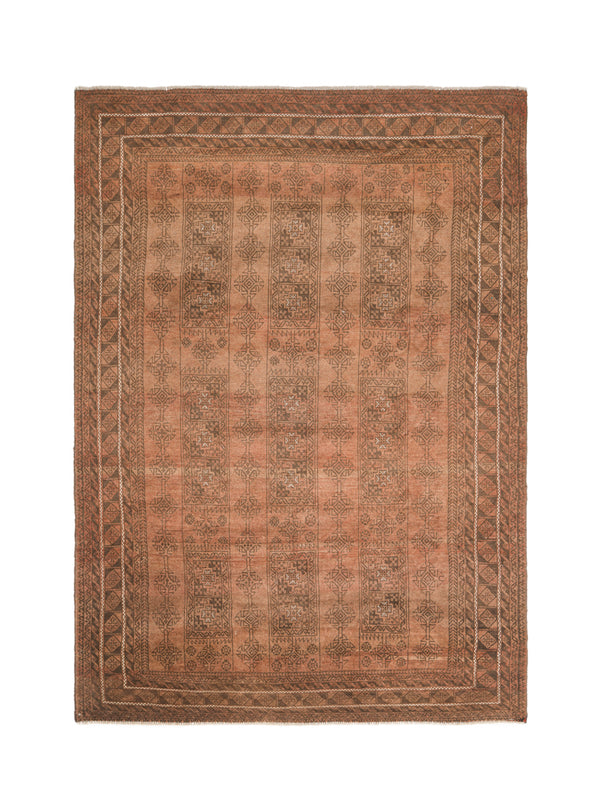 Vintage Turkmen Rug 10' x 7'