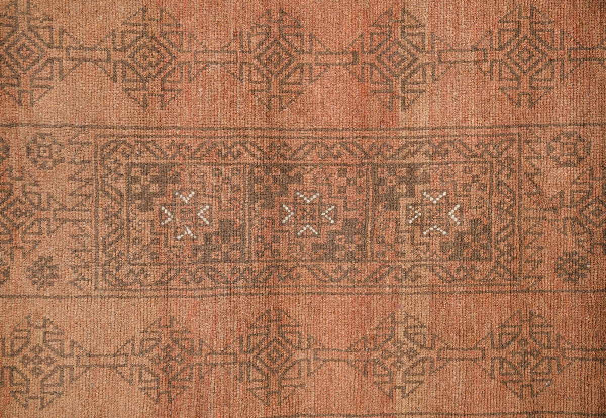 Vintage Turkmen Rug 10' x 7'