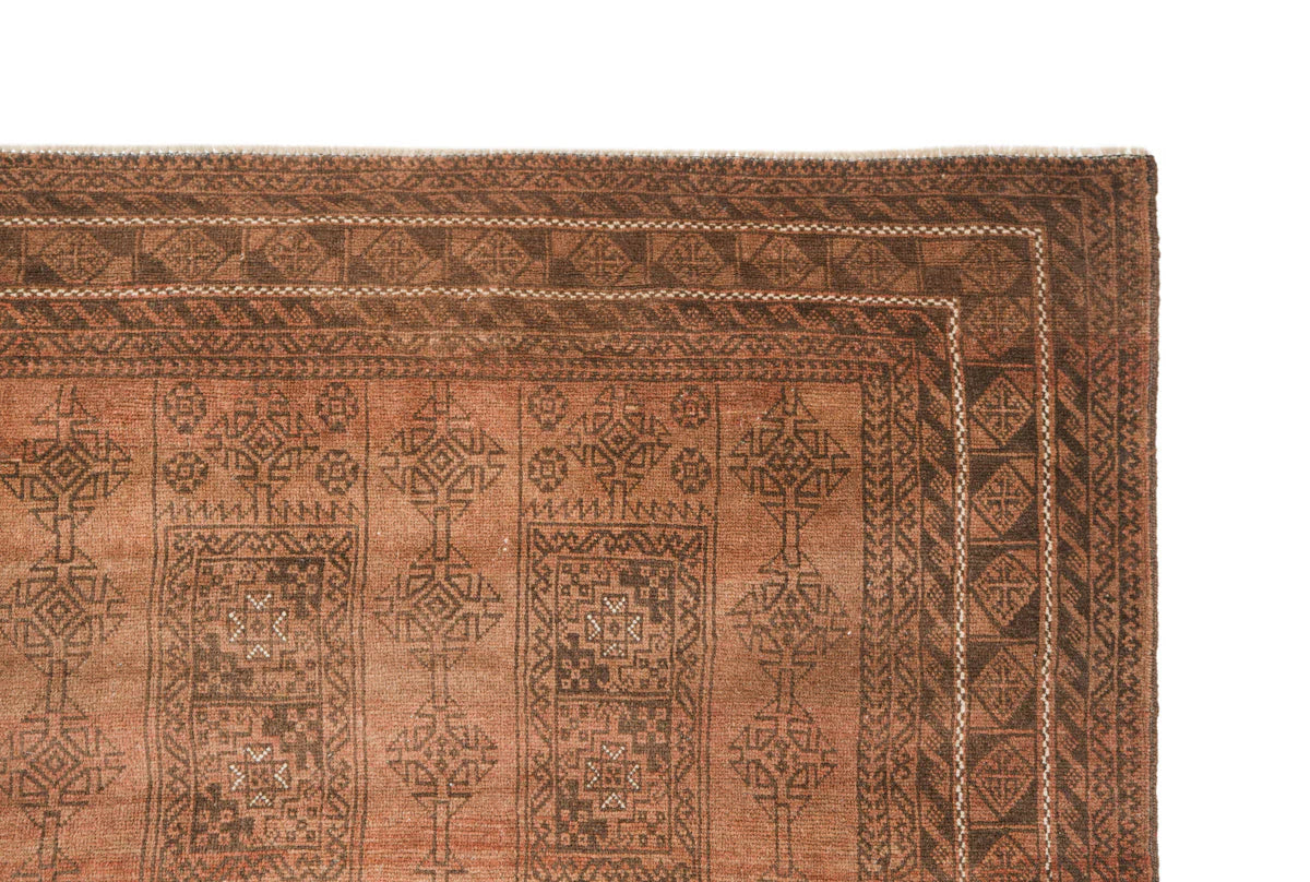 Vintage Turkmen Rug 10' x 7'