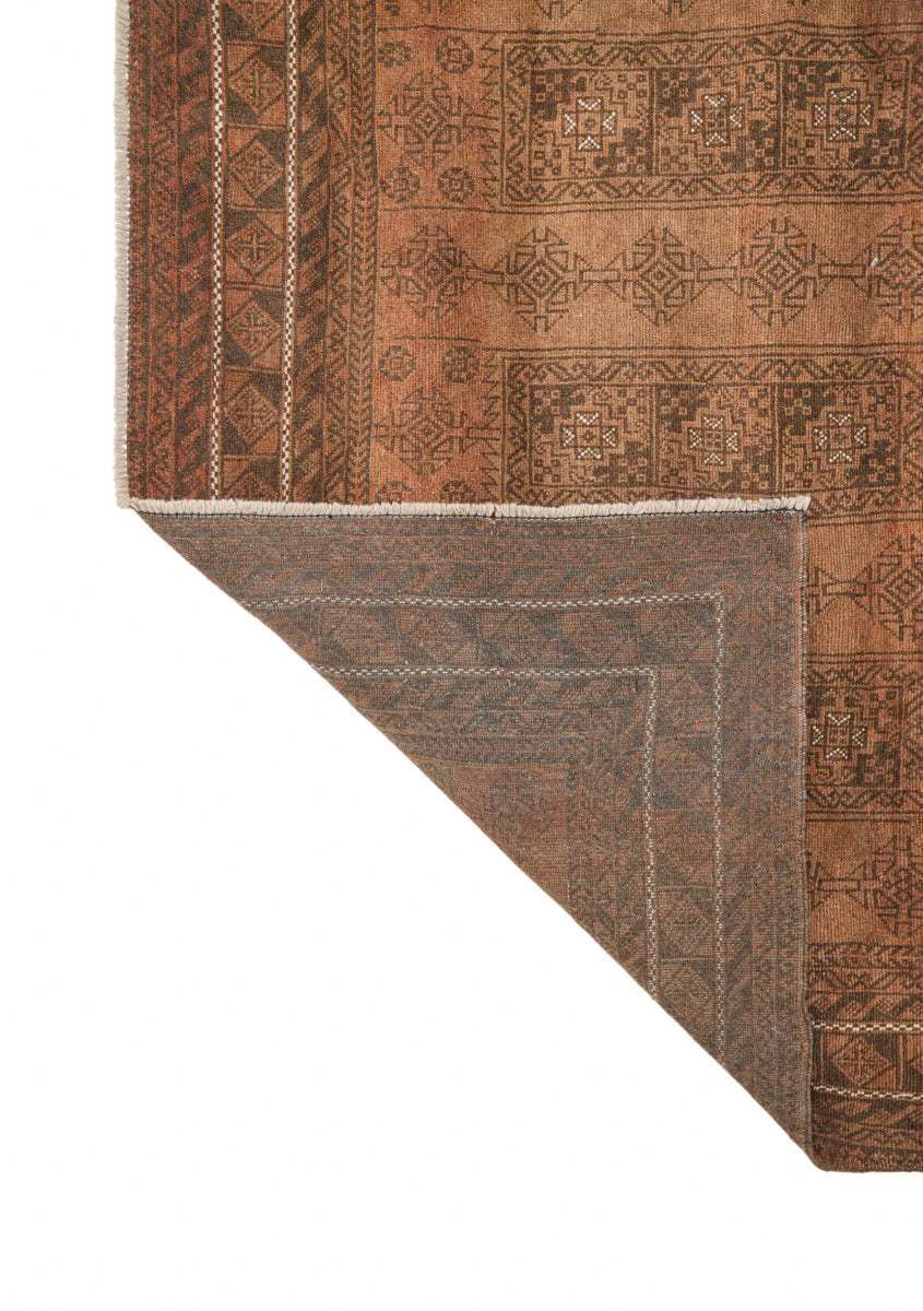 Vintage Turkmen Rug 10' x 7'