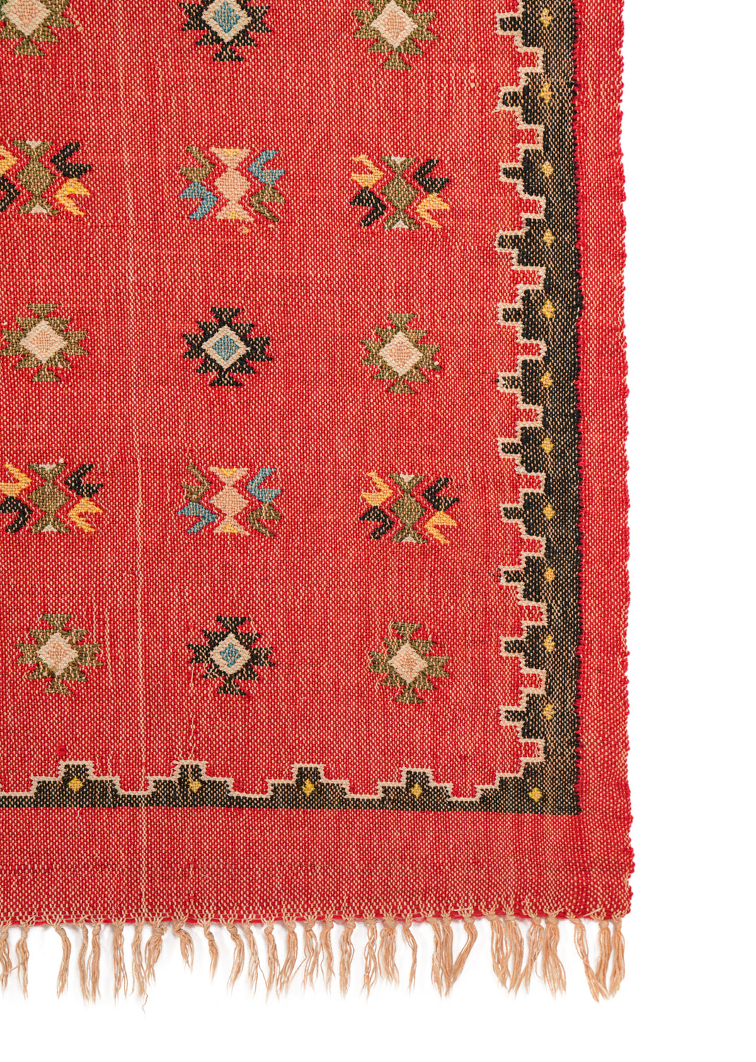 Vintage Moroccan Tribal Textile 4'6" x 1'10"