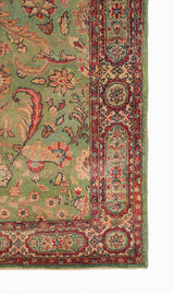 Antique Indian Agra Hallway Rug 20'9" x 3'6"