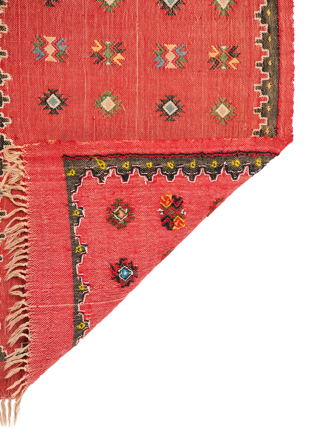 Vintage Moroccan Tribal Textile 4'6" x 1'10"