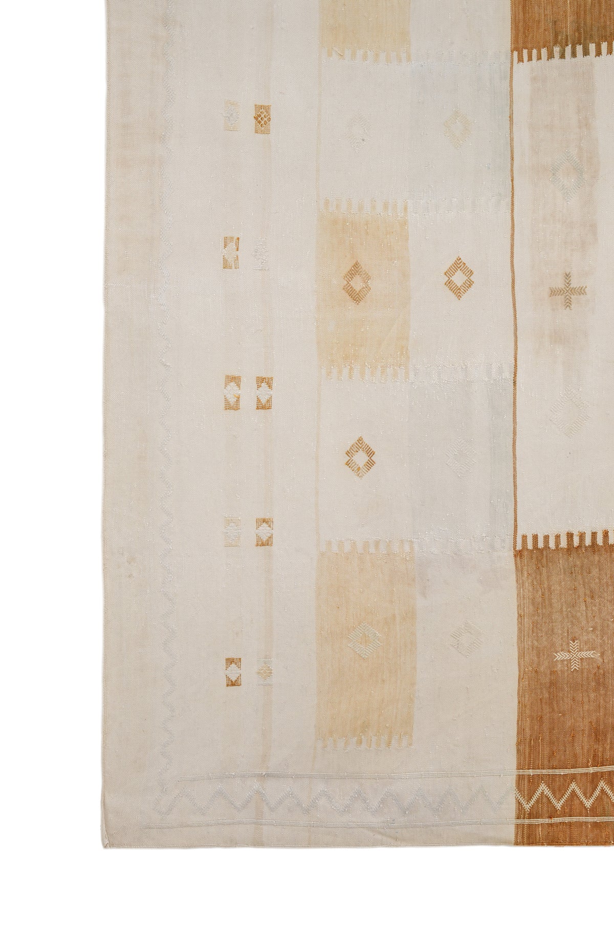 Vintage Moroccan sabra Kilim 9'2" x 5'5"